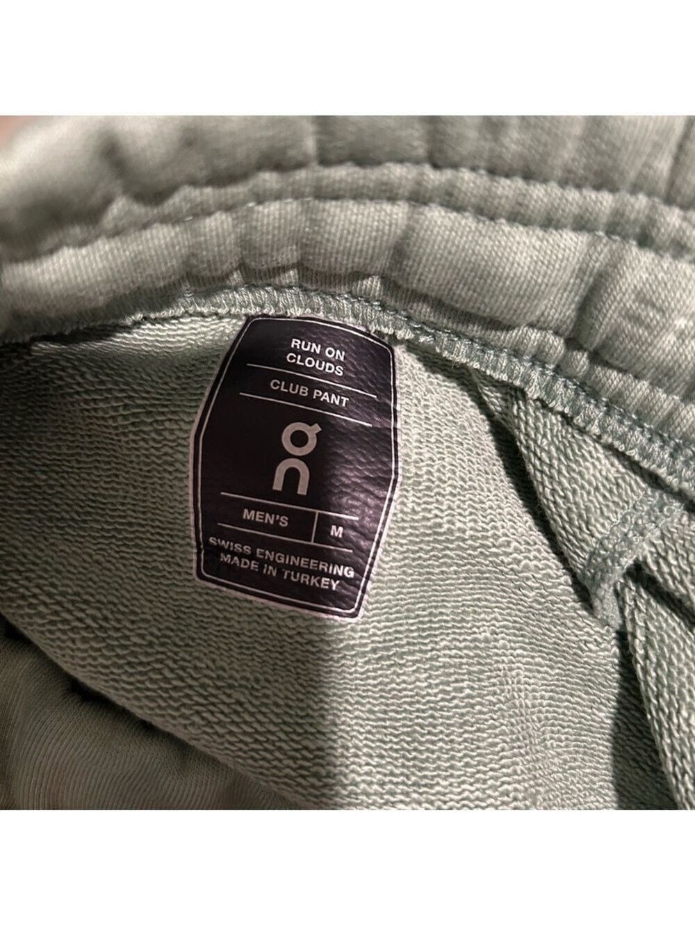 NWT On Cloud Club Sweatpants Fern Men’s Medium - Picture 6 of 6